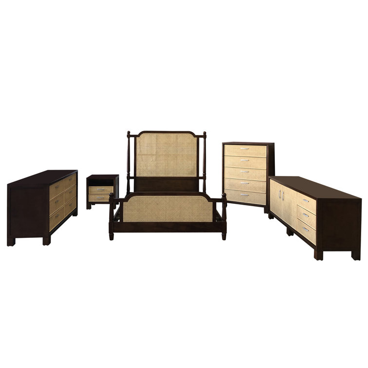 Bayou Breeze Luxury Elegant Cane (Queen) Bedroom Set Wayfair Canada